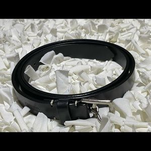Coach Black Slim Womens Belt